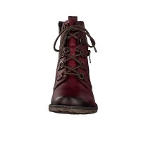 Remonte Damen Schn&uuml;rboot rot