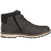 Rieker Herren Schn&uuml;rboot grau