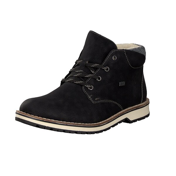 Rieker Herren Schn&uuml;rboot schwarz