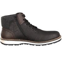 Rieker Herren Schn&uuml;rboot schwarz