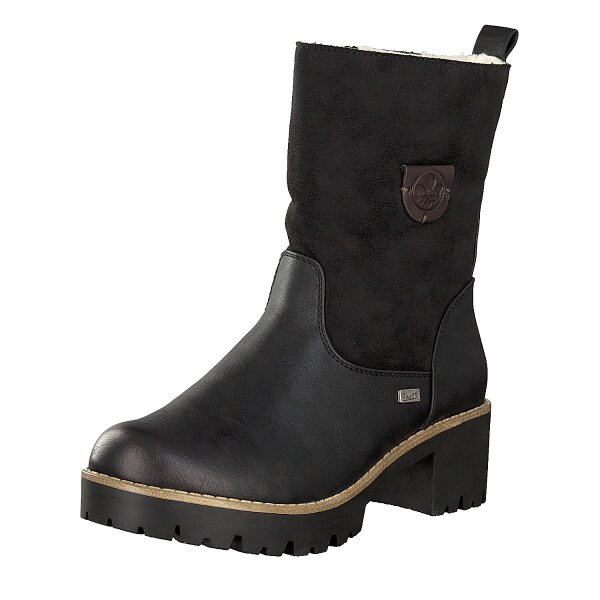 Rieker Damen Stiefel schwarz