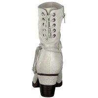 Rieker Damen Stiefel wei&szlig;
