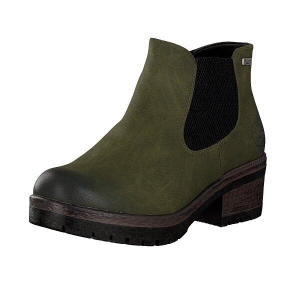 Rieker Damen Boot gr&uuml;n