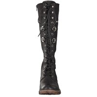 Rieker Damen Stiefel schwarz