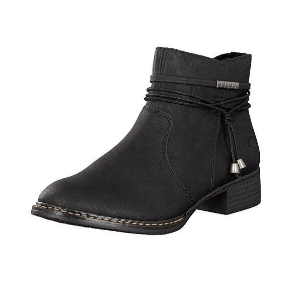 Rieker Damen Stiefelette schwarz