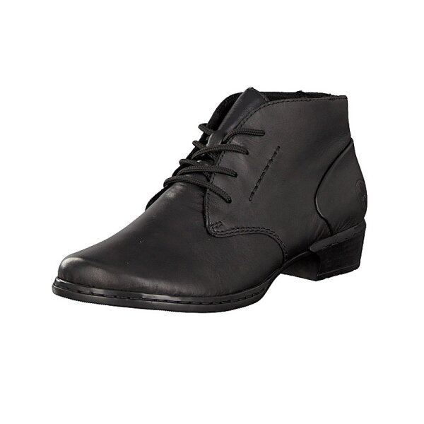 Rieker Damen Schn&uuml;rschuh schwarz