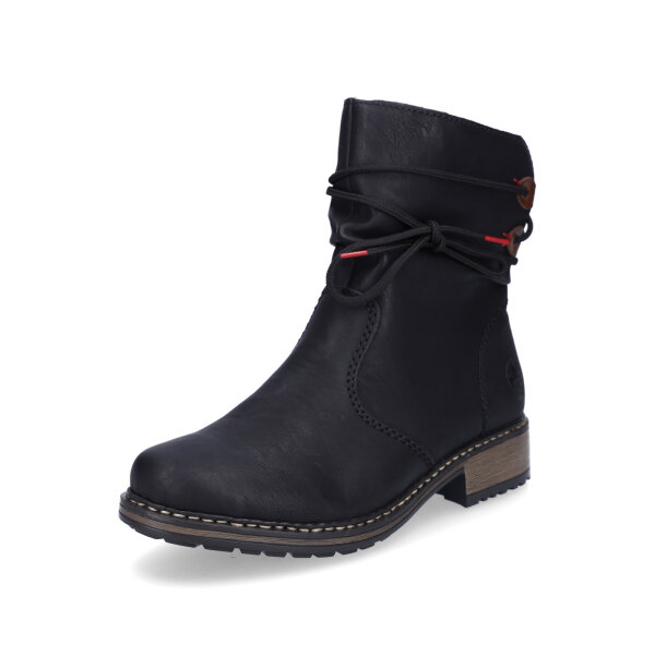 Rieker Damen Stiefelette schwarz