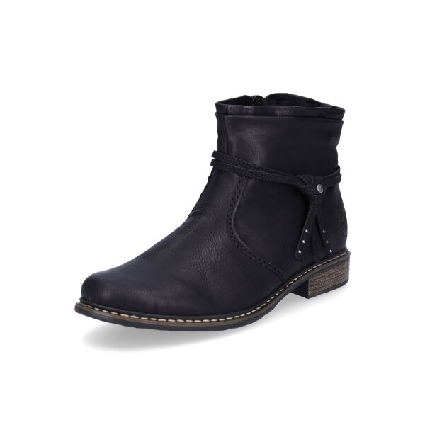 Rieker Damen Stiefelette schwarz