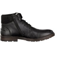 Rieker Herren Schn&uuml;rboot schwarz