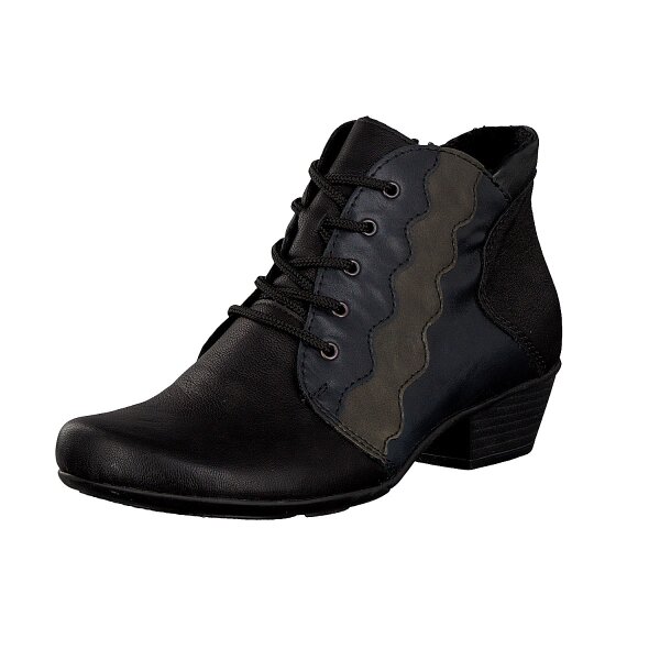 Rieker Damen Stiefelette schwarz