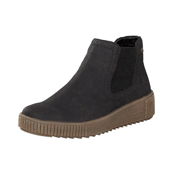 Rieker Damen Boot schwarz