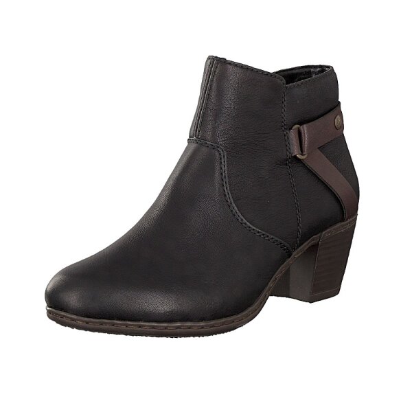 Rieker Damen Stiefelette schwarz