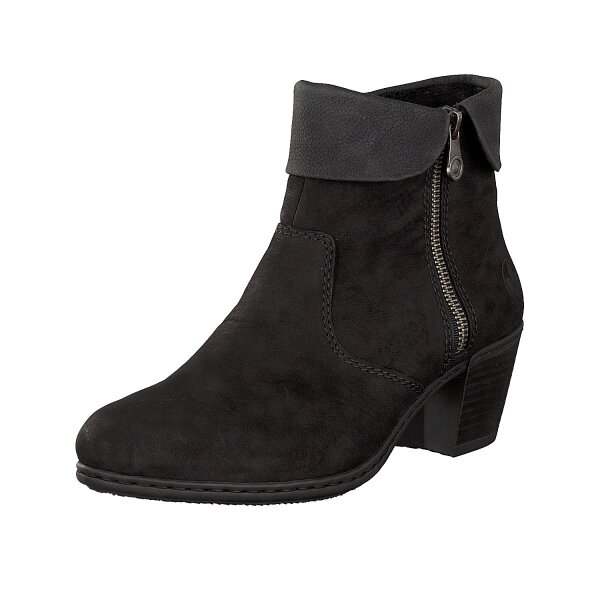 Rieker Damen Stiefelette schwarz