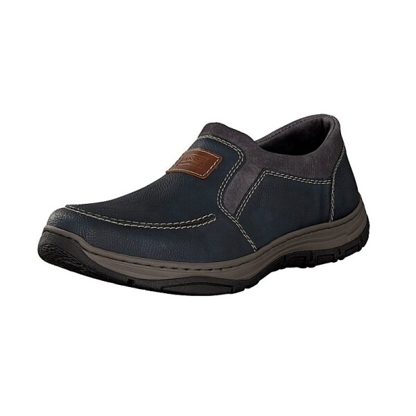 Rieker Herren Slipper blau