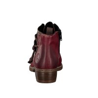 Rieker Damen Schn&uuml;rboot rot