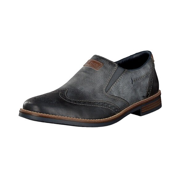 Rieker Herren Slipper blau