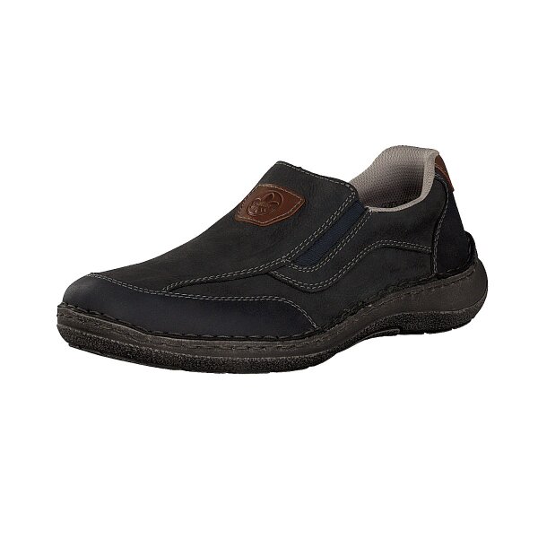 Rieker Herren Slipper blau