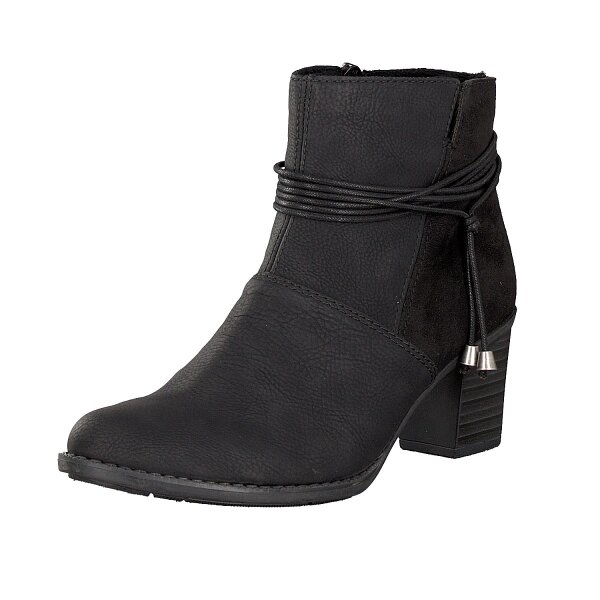 Rieker Damen Stiefelette schwarz