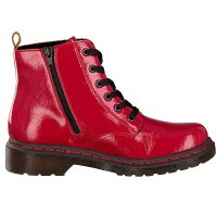 Rieker Damen Schn&uuml;rboot rot