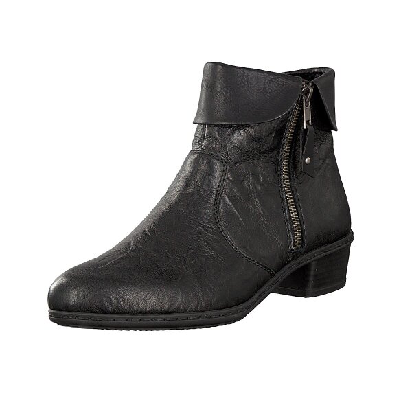 Rieker Damen Stiefelette schwarz