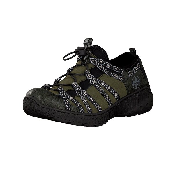 Rieker Damen Sneaker gr&uuml;n