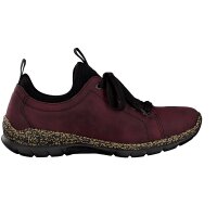 Rieker Damen Schn&uuml;rschuh rot