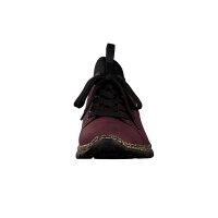 Rieker Damen Schn&uuml;rschuh rot