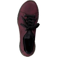 Rieker Damen Schn&uuml;rschuh rot