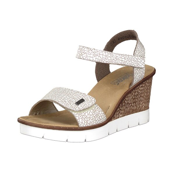 Rieker Damen Sandalette wei&szlig;