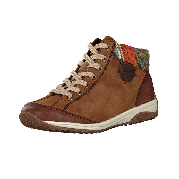 Rieker Damen Schn&uuml;rboot braun