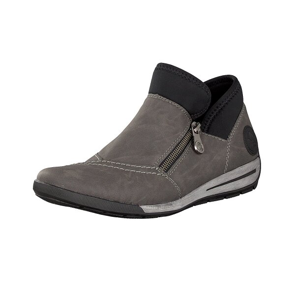 Rieker Damen Slipper grau