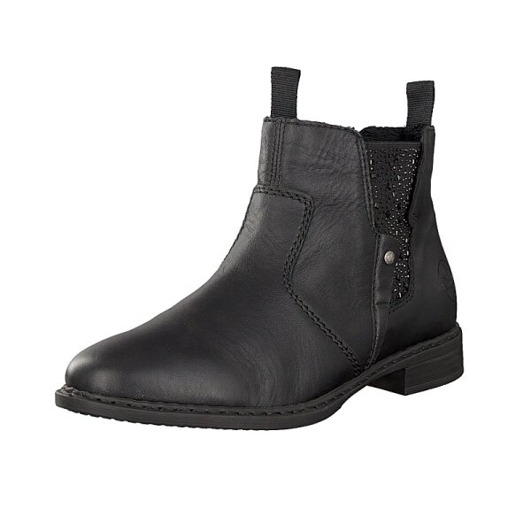 Rieker Damen Stiefelette schwarz