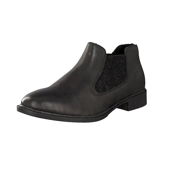Rieker Damen Slipper schwarz