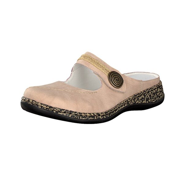 Rieker Damen Pantolette rosa