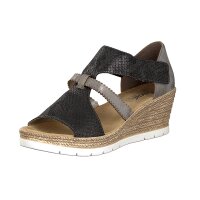 Rieker Damen Sandalette grau