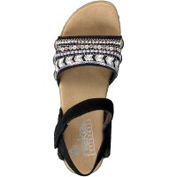 Rieker Damen Sandalette schwarz