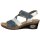 Rieker Damen Sandalette blau