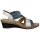 Rieker Damen Sandalette blau