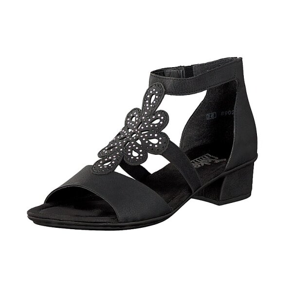 Rieker Damen Sandale schwarz