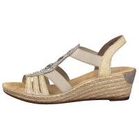 Rieker Damen Sandalette gold