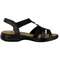 Rieker Damen Sandale schwarz