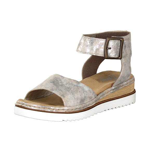 Rieker Damen Sandale metallic