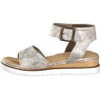 Rieker Damen Sandale metallic