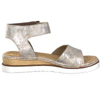 Rieker Damen Sandale metallic