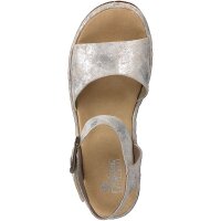 Rieker Damen Sandale metallic