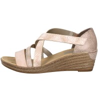 Rieker Damen Sandalette rosa