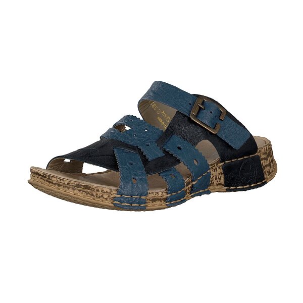 Rieker Damen Pantolette blau