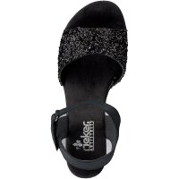 Rieker Damen Sandalette schwarz