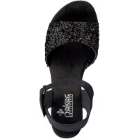 Rieker Damen Sandalette schwarz