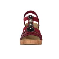 Rieker Damen Sandalette rot